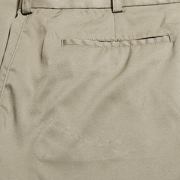 Nike Golf Tour Performance Pants Mens 34x30 Khaki Tan Flat Front Dri FIT Chino - Picture 7 of 13